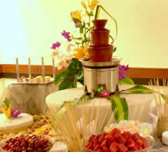 Fondue de Chocolate el chocolate